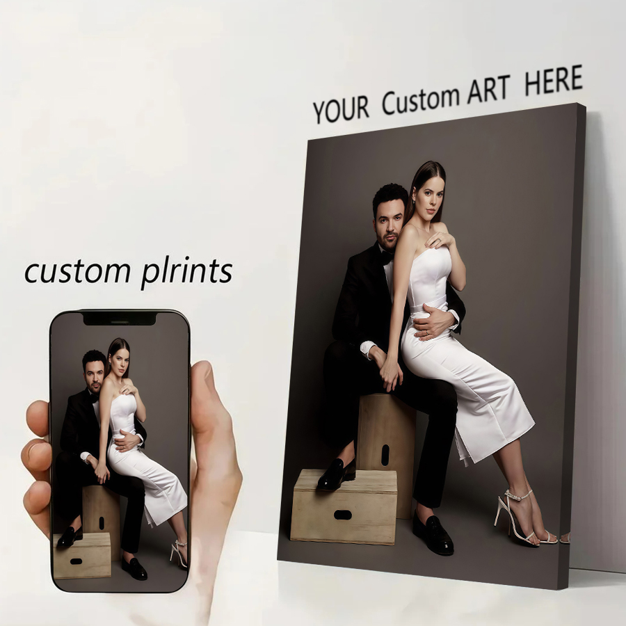 Home Decor Canvas - Individuell Bedrucktes Leinwand-Poster Anime-Spiel-Poster Gemälde Nach