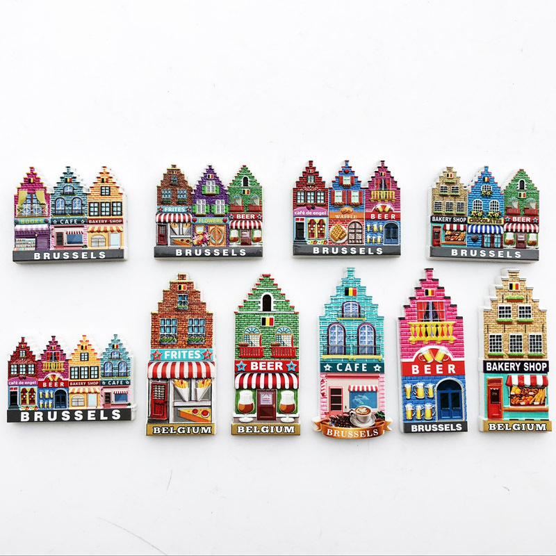 Home Decor Netherlands - Haus Niederlande UV-Druck Harz Kühlschrankmagnete Souvenir