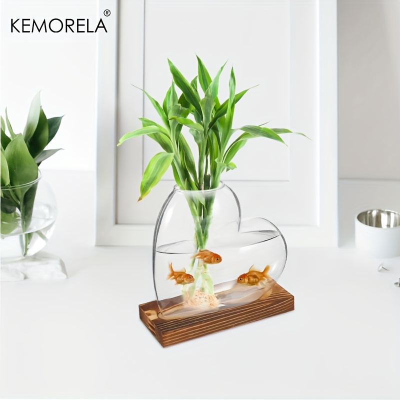 Terrarium Glass Bottle - Liebe Hydrokultur Vase 1/2PCS Grüne Pflanze
