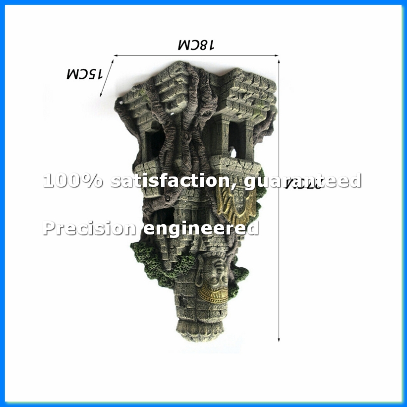 Home Decor Accessories - Aquarium-Dekoration Antiker Stein-Buddha Harz-Figuren Aquarium-Ornament Fischbecken-Dekoration