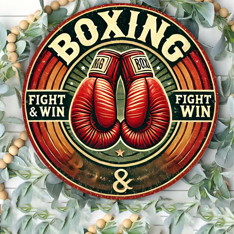 Home Decor Logo - Raumdekor 1 Stück Retro Boxing Gym