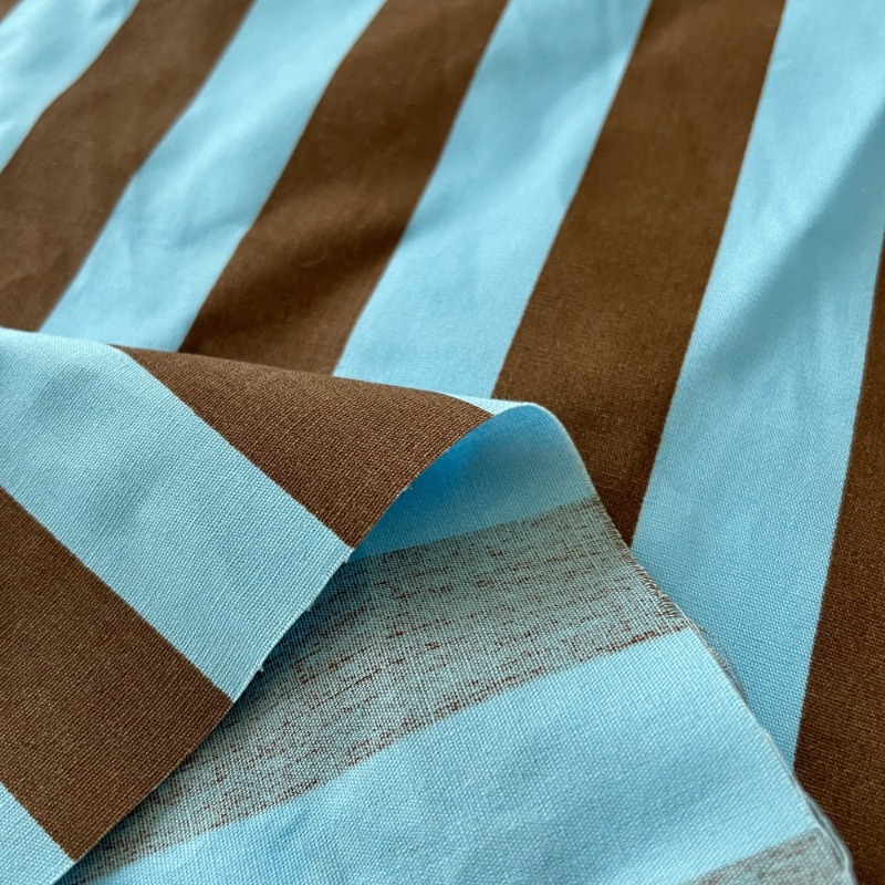 Home Decor Dopamine - Farbe Block Streifen Stoff Dopamin Kleid