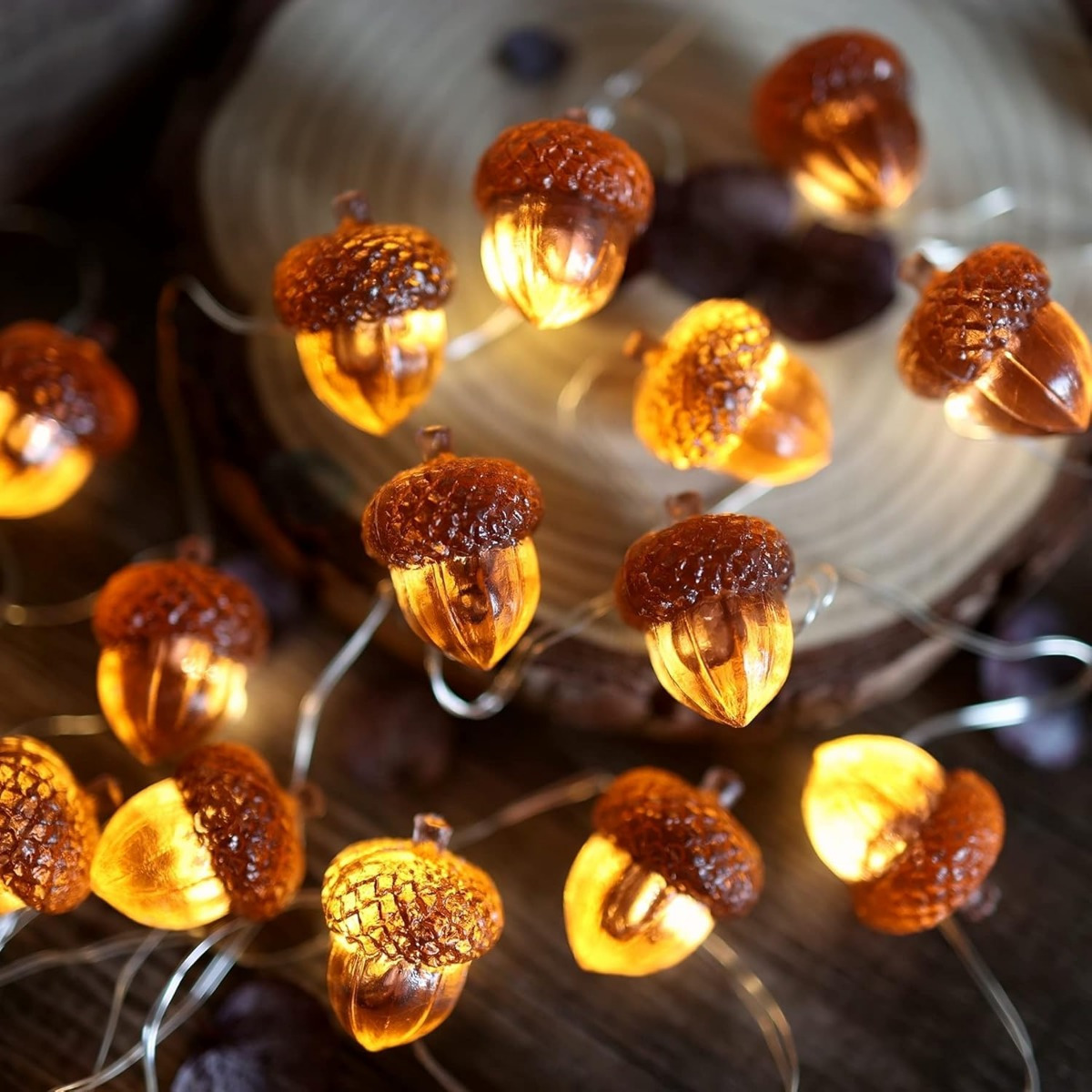Home Decor Fallout 4 - 30 LEDs Eichel Lichterketten Thanksgiving Dekorationen