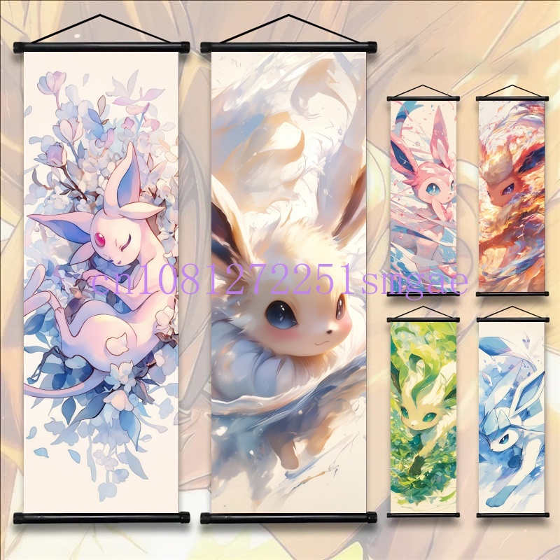 Home Decor Canvas - Gedrucktes Poster, Anime-Wandkunst, Greninja-Bilder, Gardevoir-Gemälde, Leinwand,