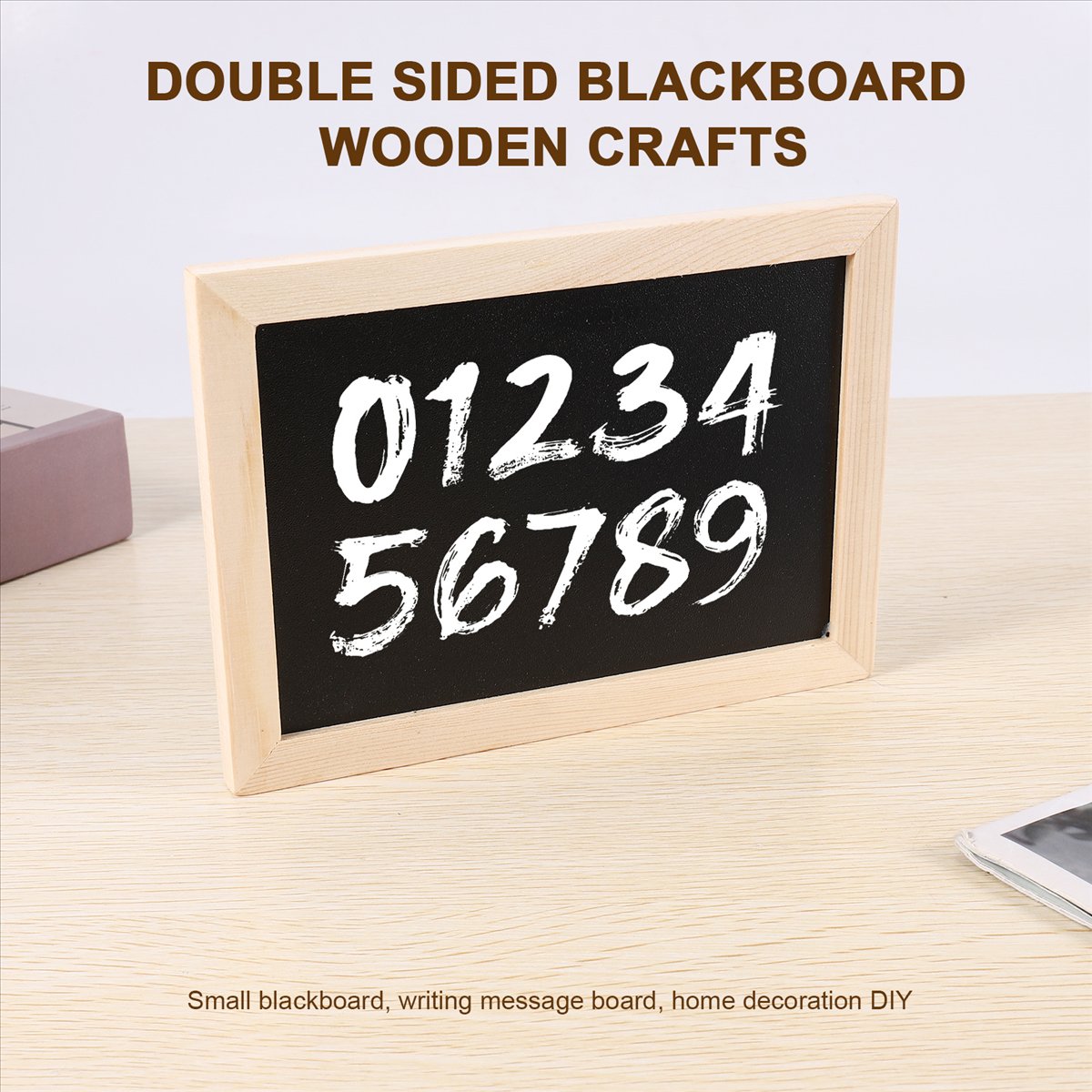 Home Decor Trend 2026 - 2026 Trend-Doppelseitige Tafel Holzhandwerk Holzrahmen Kleine