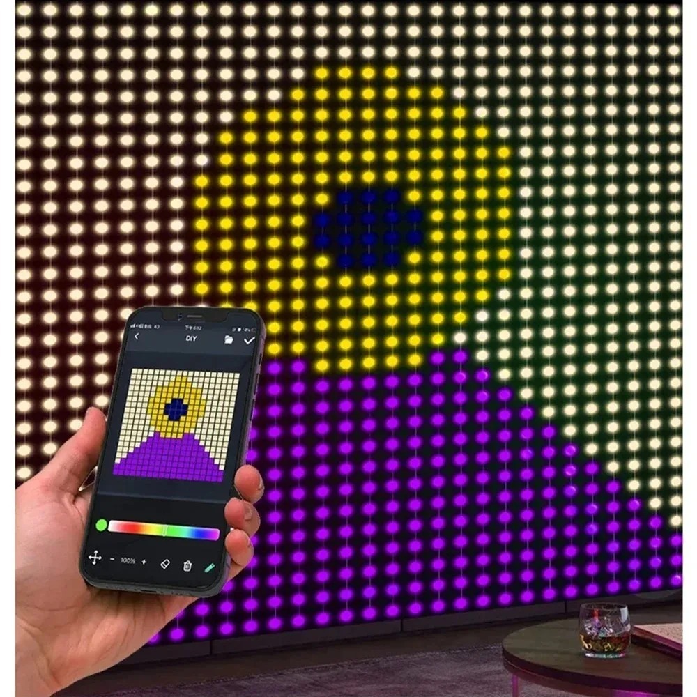 Home Decor Free App - Halloween LED-Vorhanglichter USB-Betrieben Wasserdicht Bluetooth-App Mehrfarbig