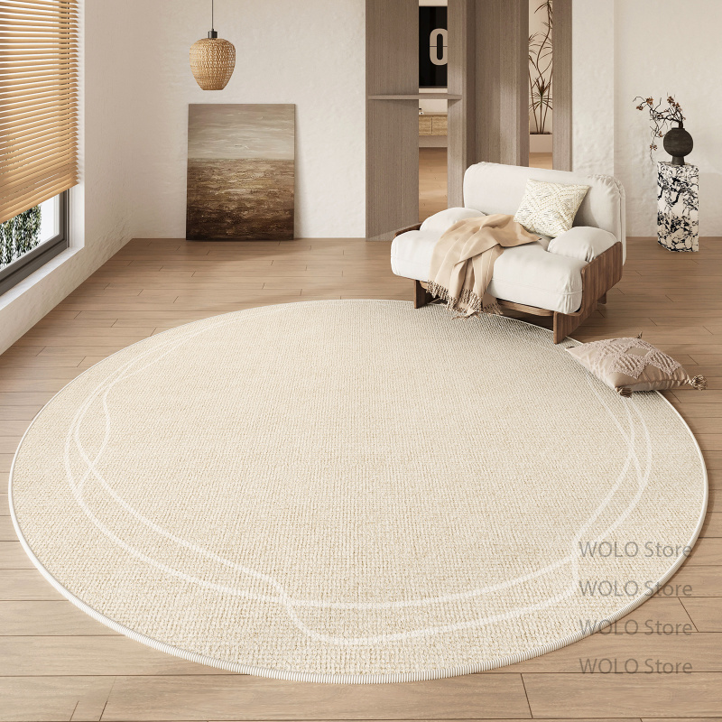 Home Decor Ig - IG Cream Style Wohnzimmer Runder Teppich