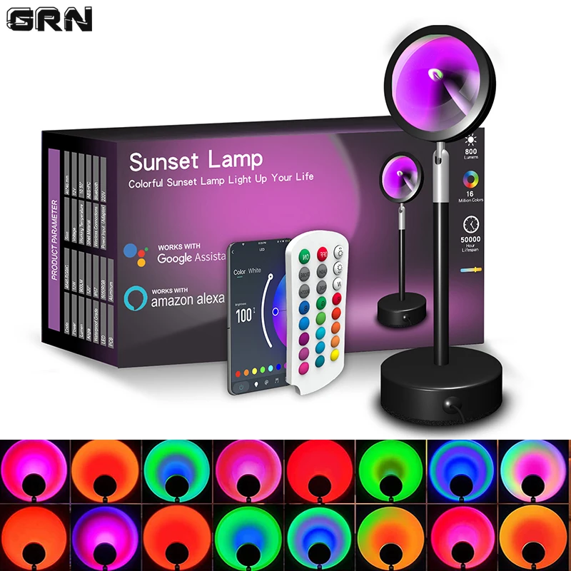 Smart LED Sonnen untergang Lam – Home Decor Free App Bewertung und Preis