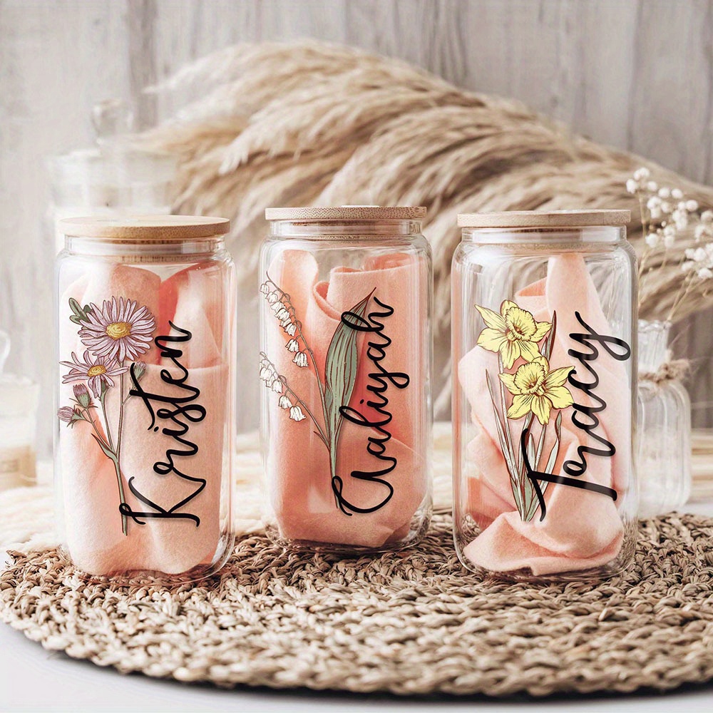 Personalisierter Geburtsblumen – Terrarium Glass Bottle Bewertung und Preis
