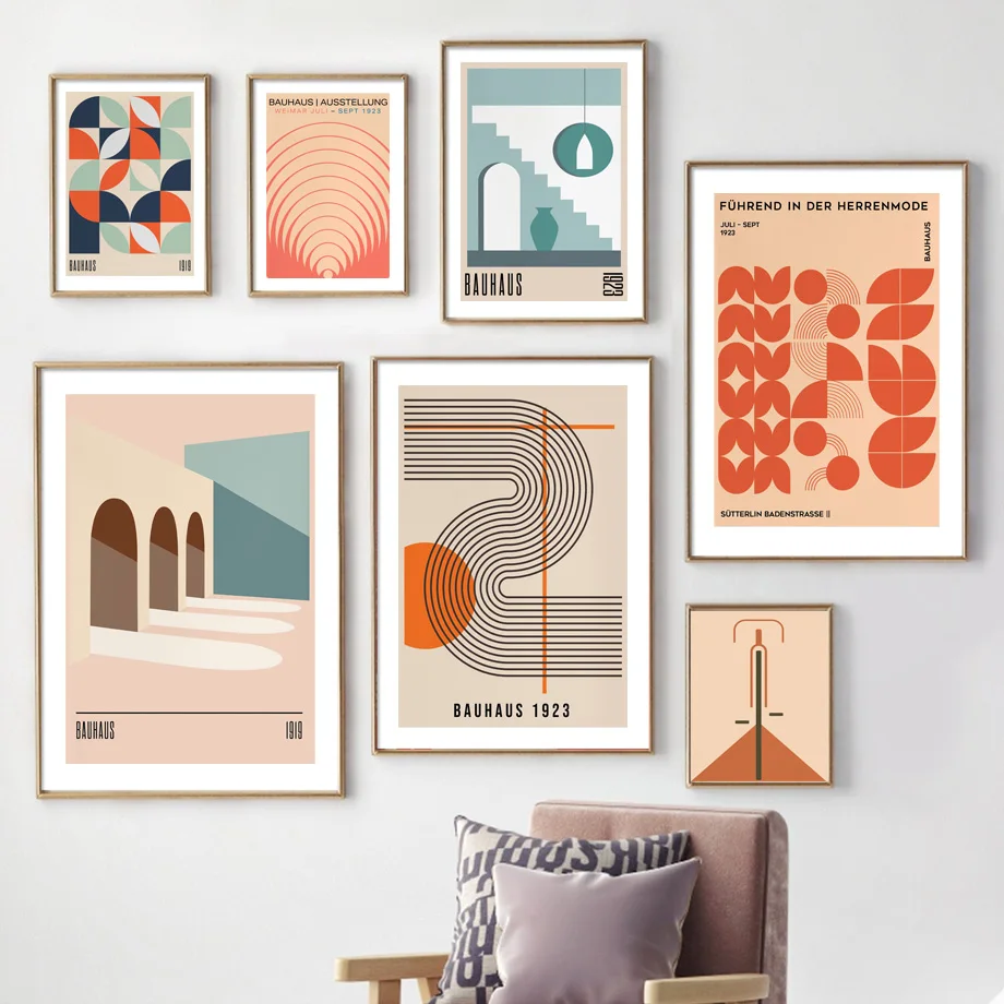 Bauhaus Expo Leinwand-Wandkuns – Home Decor Expo Bewertung und Preis