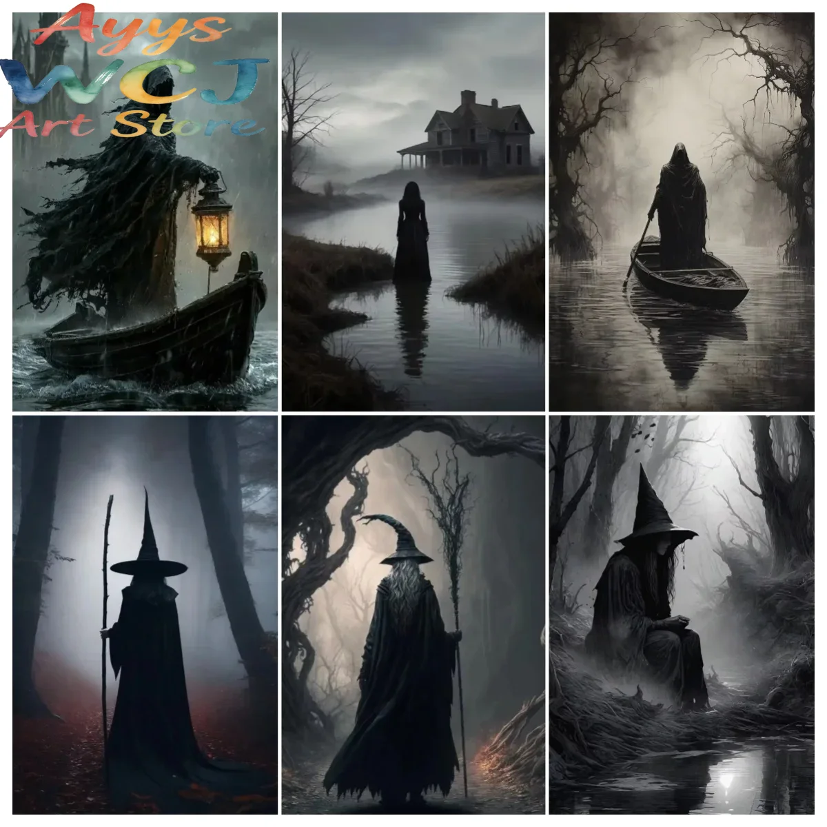 Dark Academia Kunst: Hexendämo – Home Decor Quirky Bewertung und Preis