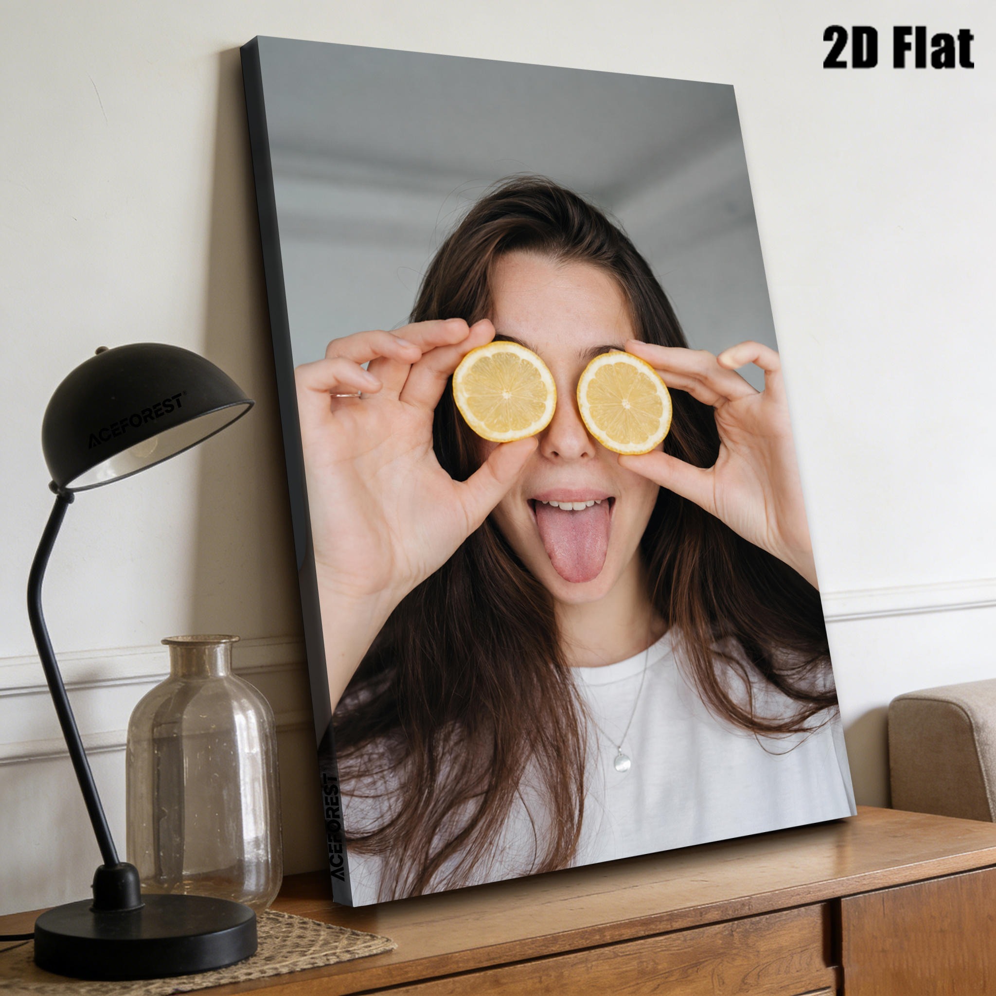 Personalisiertes 2D-Familienpo – Home Decor Canvas Bewertung und Preis