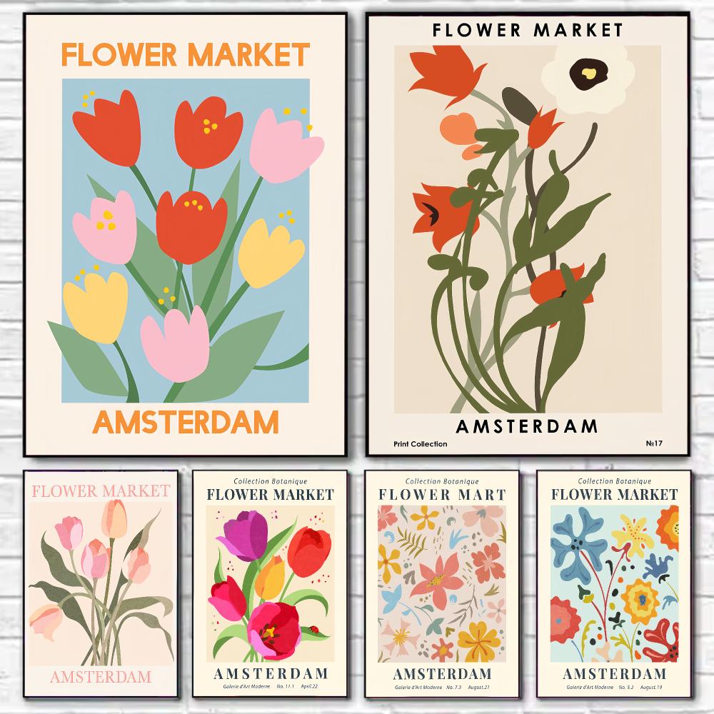 Amsterdamer Blumenmarkt HD-Wan – Home Decor Netherlands Bewertung und Preis