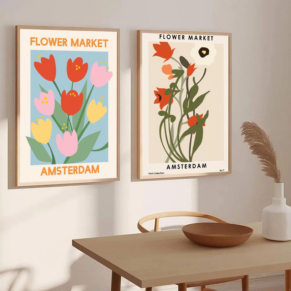Amsterdamer Blumenmarkt HD-Wan – Home Decor Netherlands Bewertung und Preis
