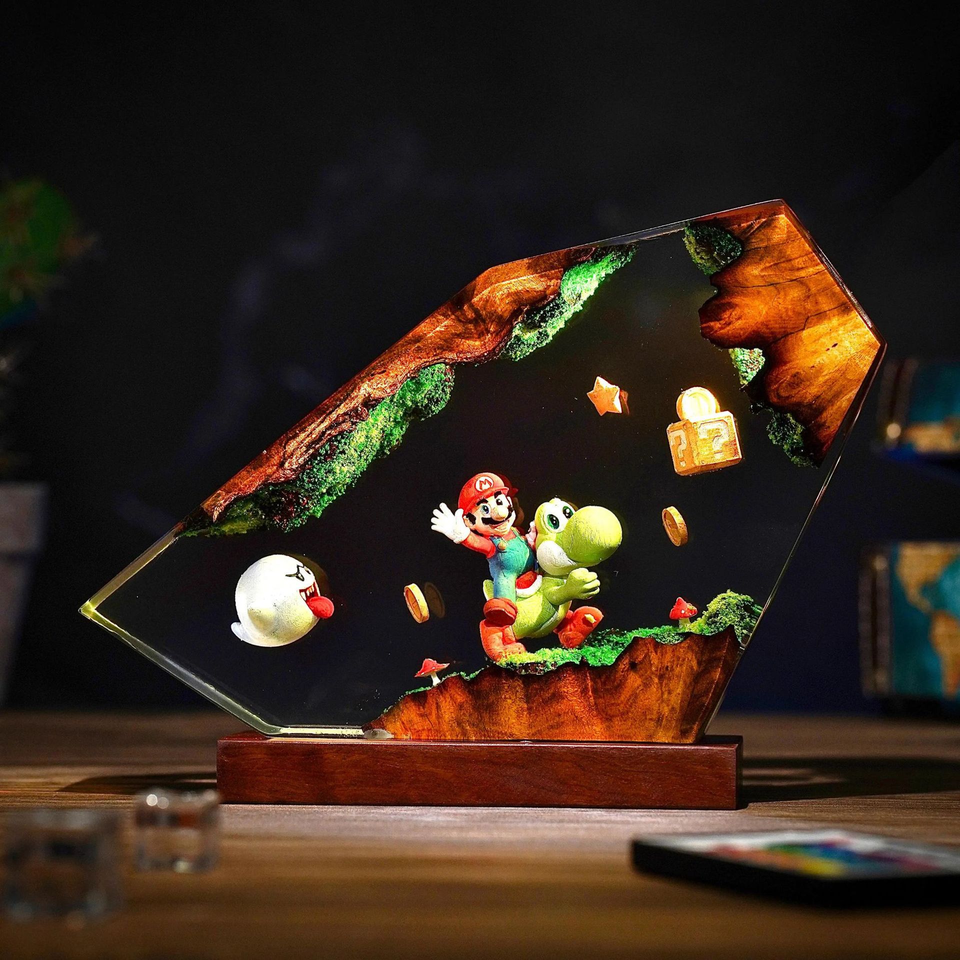 Tischlampe aus Kunstharz mit C – Home Decor Accessories Bewertung und Preis