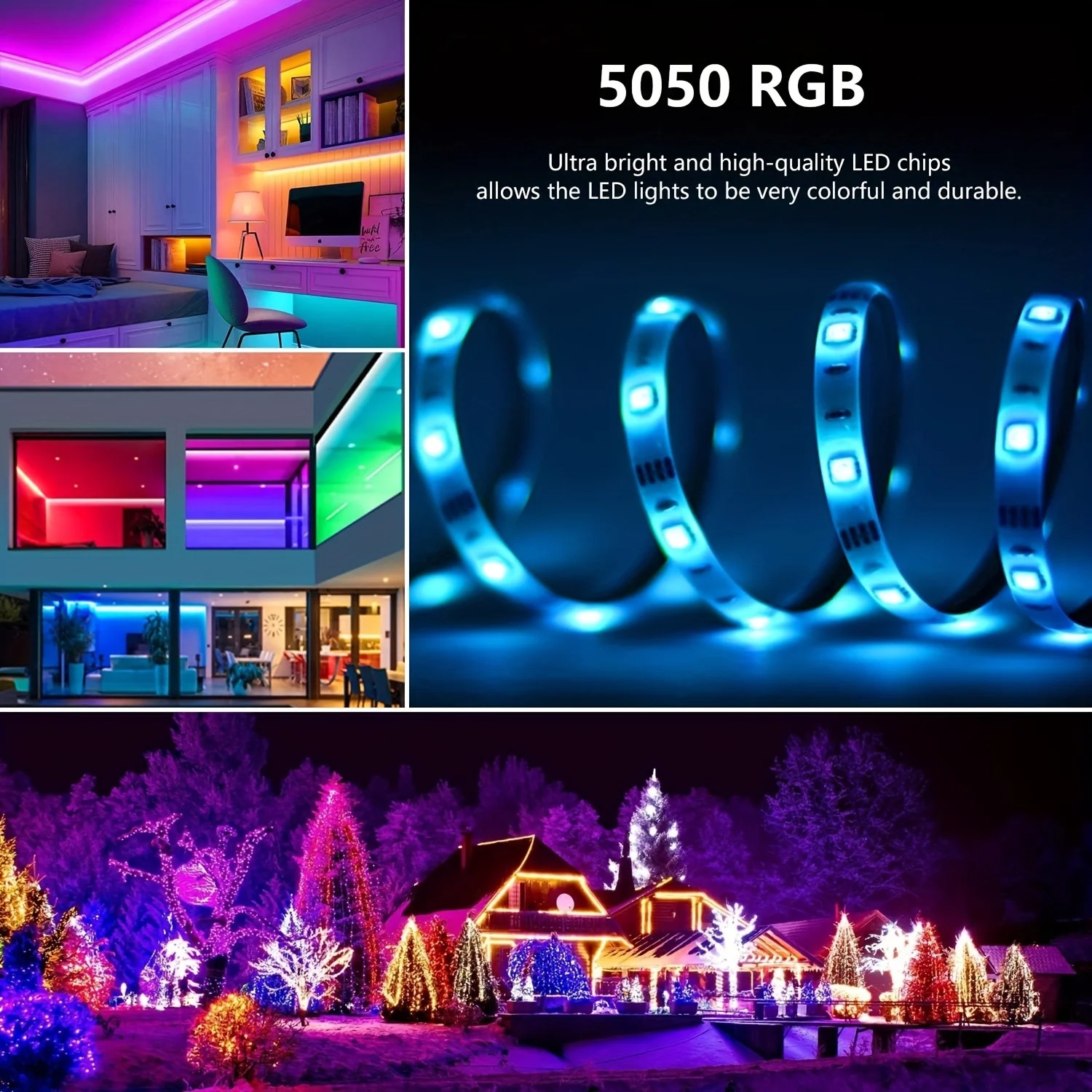 10M 20M 30M RGB LED-Lichtstrei – Home Decor Free App Bewertung und Preis