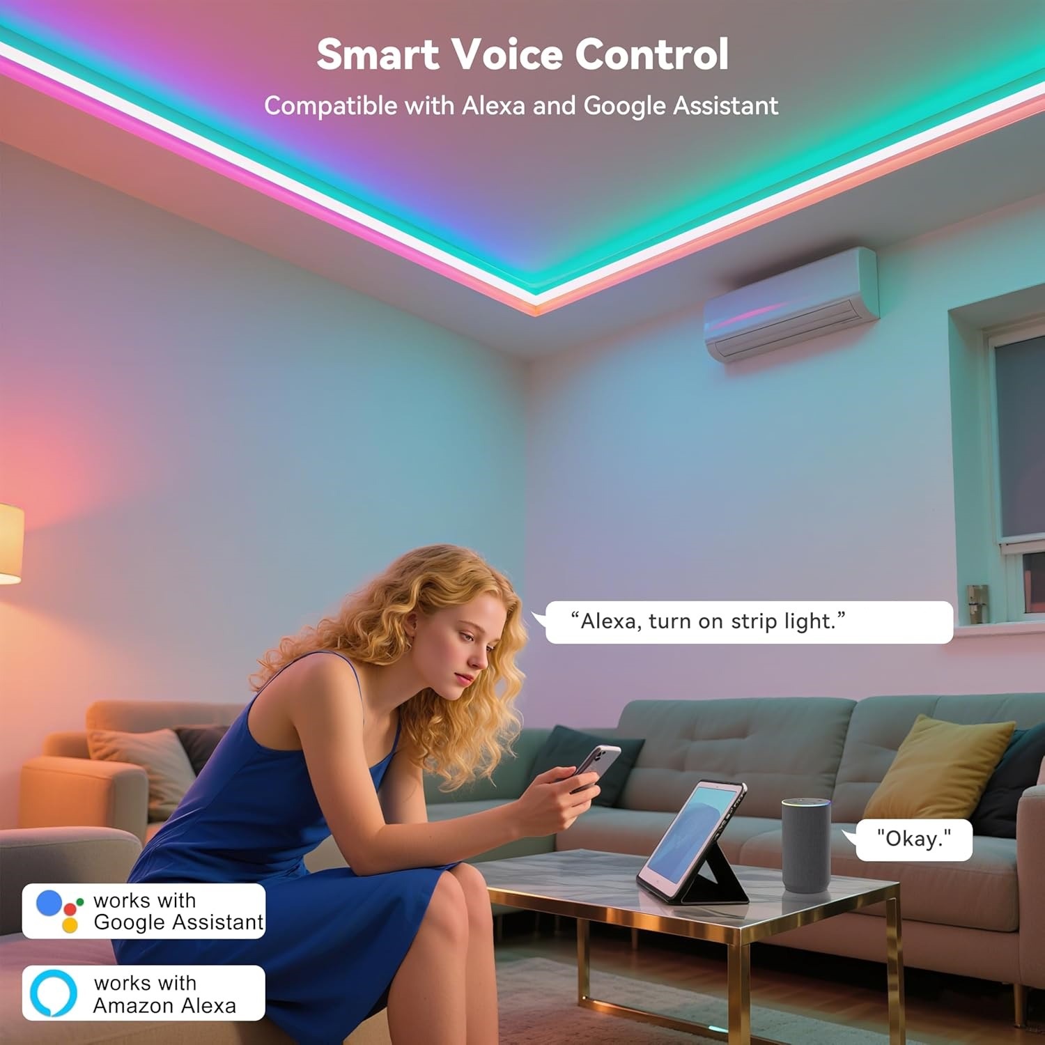 10M 20M 30M RGB LED-Lichtstrei – Home Decor Free App Bewertung und Preis