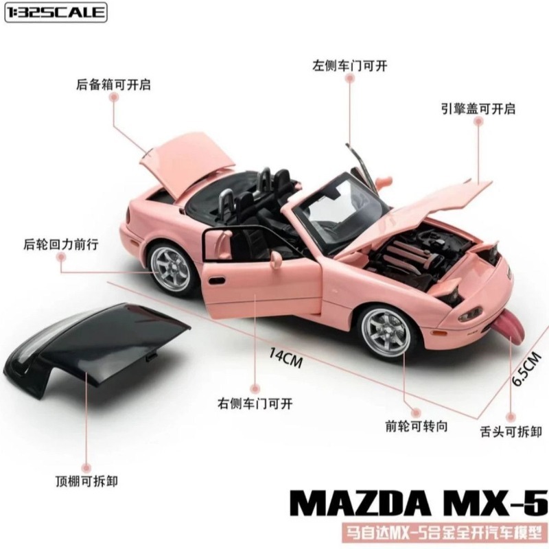 Mazda MX-5 Diecast-Modell im M – Home Decor Accessories Bewertung und Preis