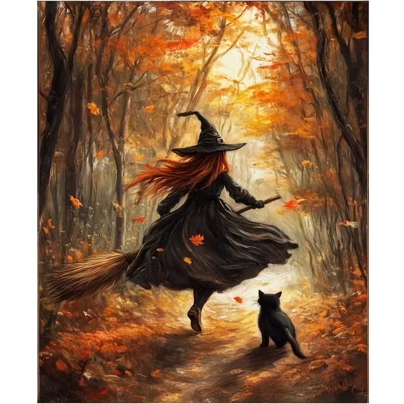 Retro Halloween Herbsthexe auf – Home Decor Quirky Bewertung und Preis