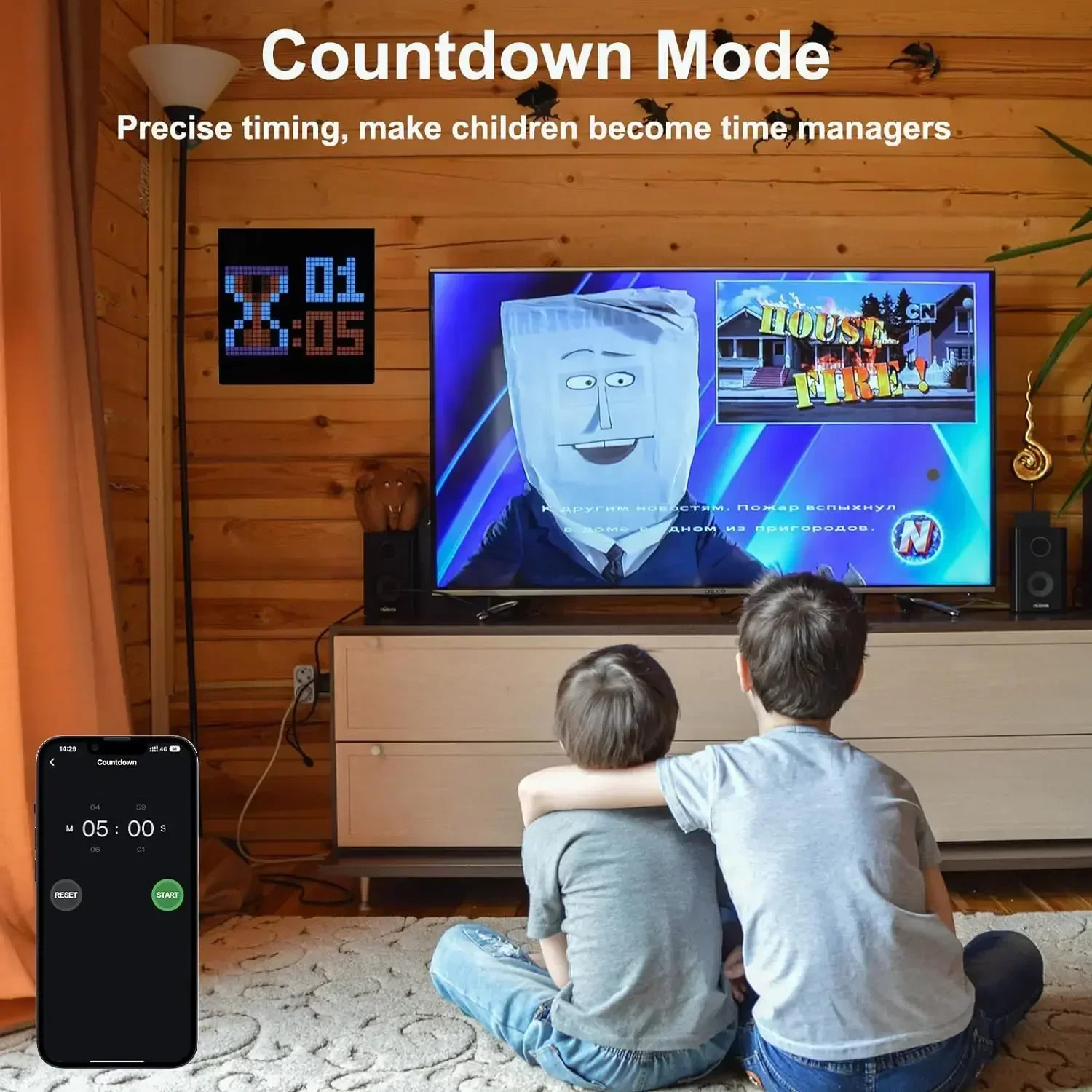 LED-Pixel-Display mit App-Steu – Home Decor Free App Bewertung und Preis