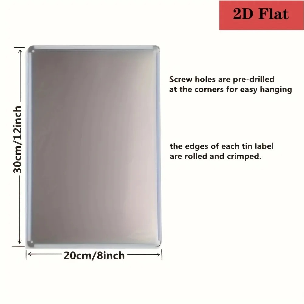 [2D Flach] 1 Stück Maßgefertig – Home Decor Logo Bewertung und Preis