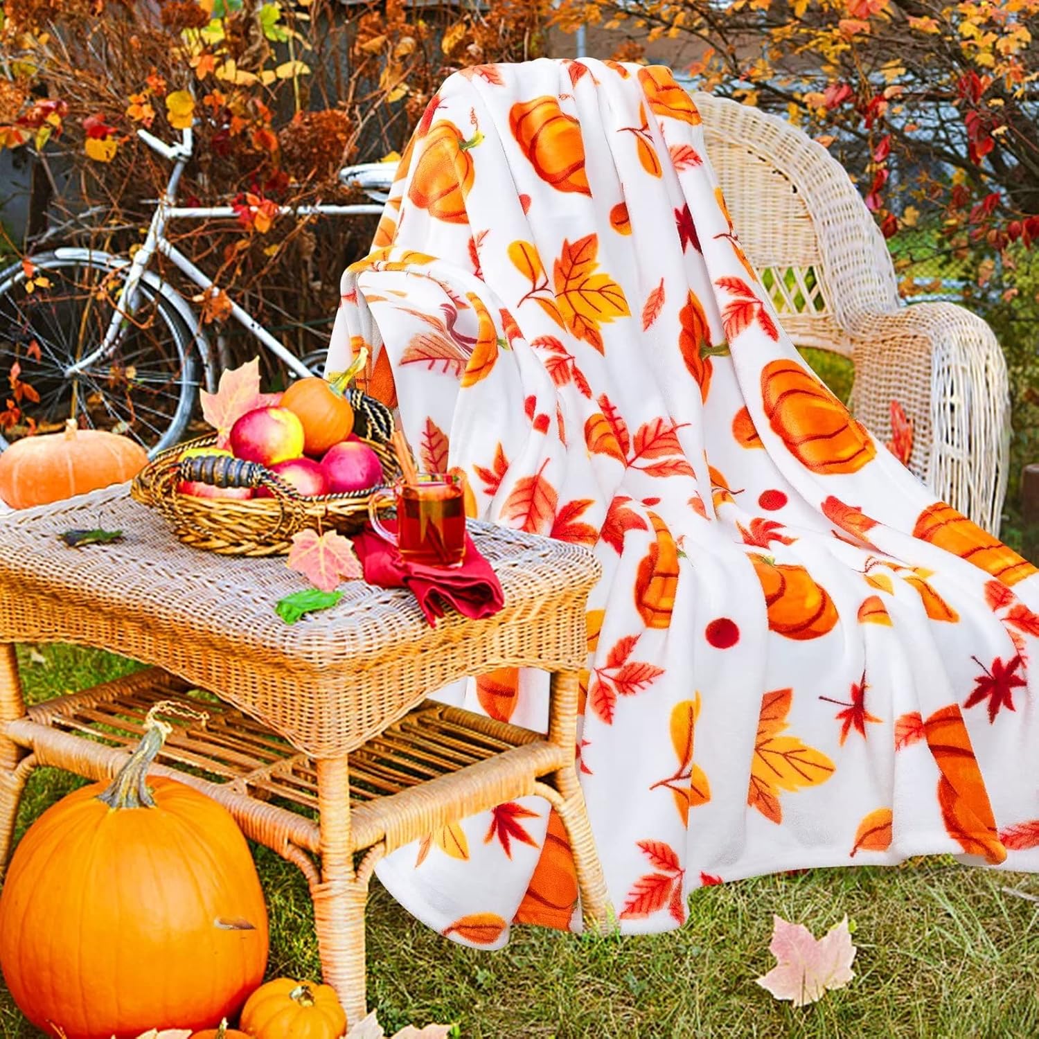 Herbstdecke Halloween-Kürbis H – Home Decor Fallout 4 Bewertung und Preis