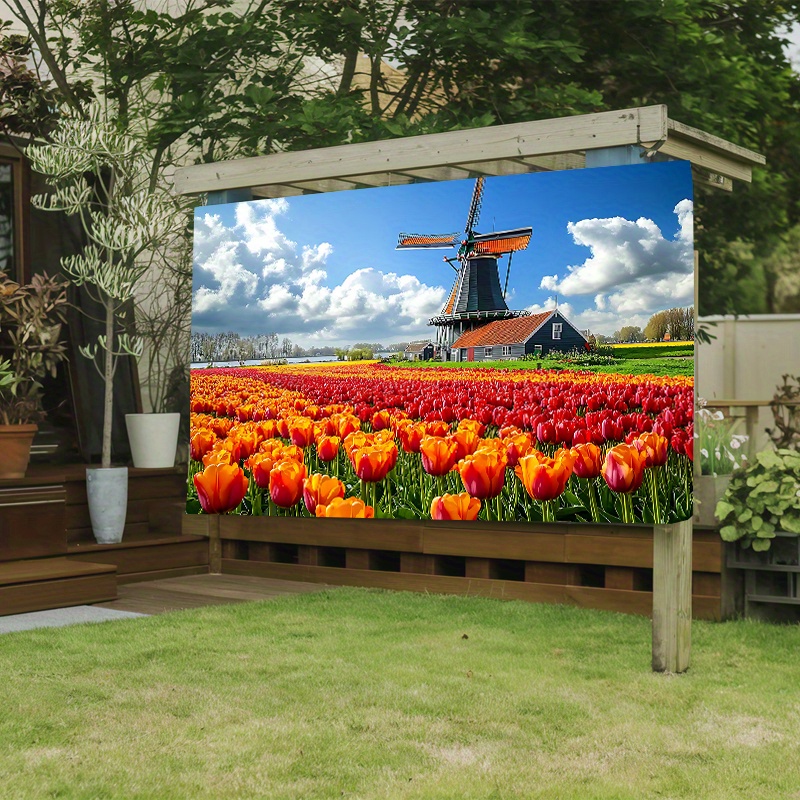 Windmühle, Tulpenfeld, Niederl – Home Decor Netherlands Bewertung und Preis