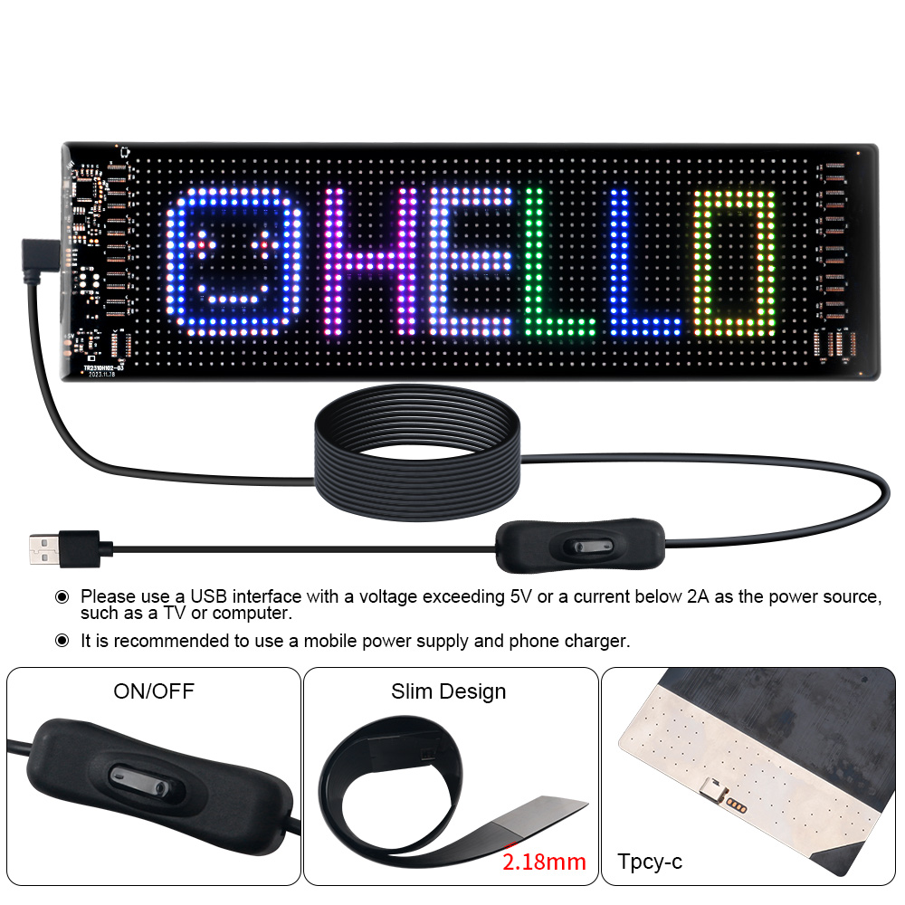 LED-Matrix-Pixel-Panel, scroll – Home Decor Free App Bewertung und Preis