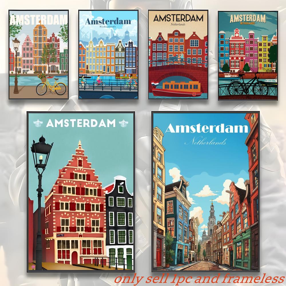 Amsterdam, Niederlande, Stadtg – Home Decor Netherlands Bewertung und Preis