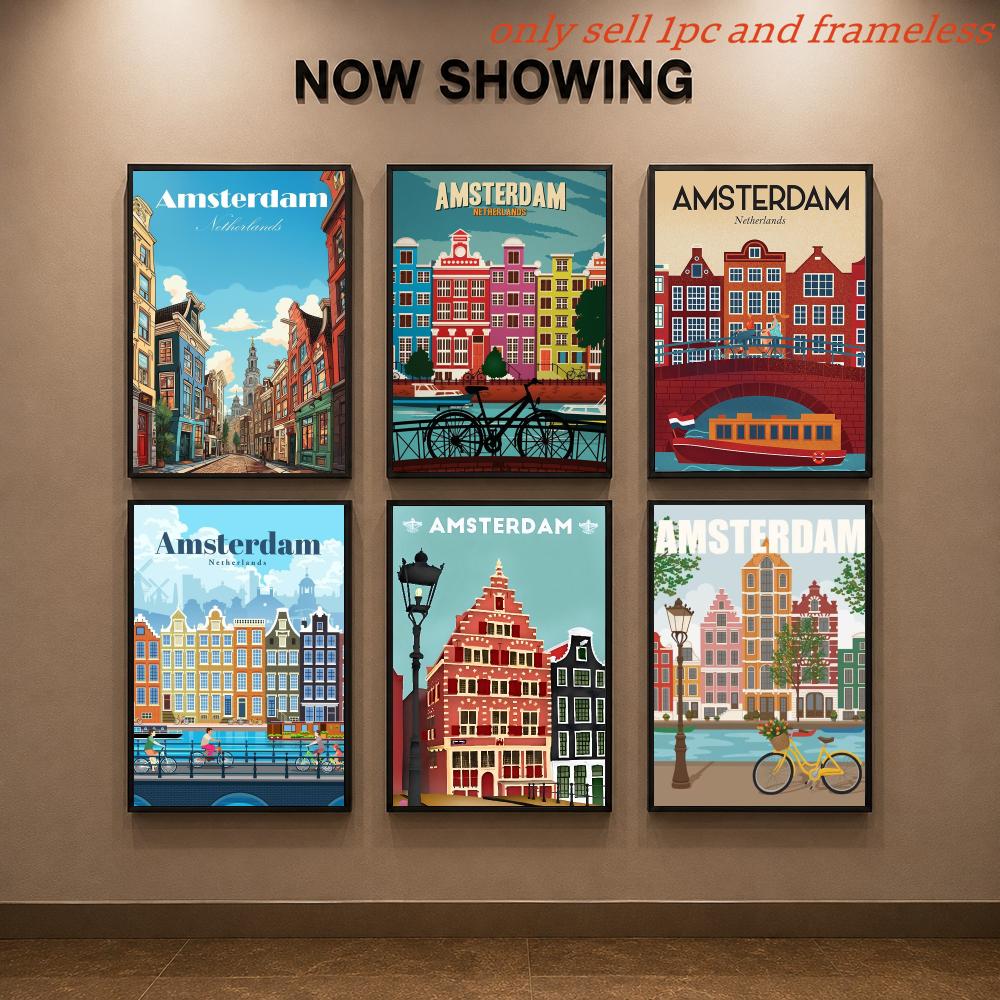 Amsterdam, Niederlande, Stadtg – Home Decor Netherlands Bewertung und Preis