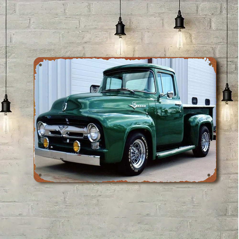 Vintage grünes Pickup-Truck-Me – Home Decor Green Bewertung und Preis