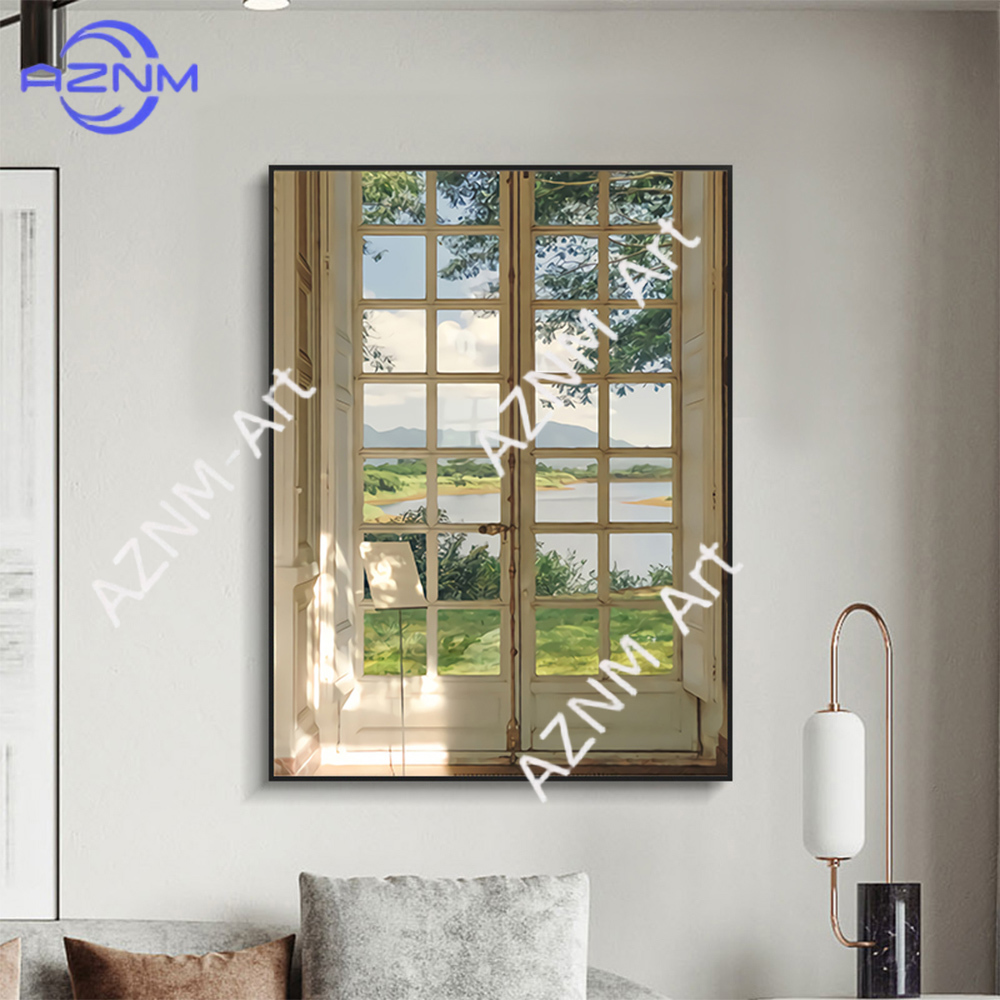 Grüne Landschaften Fenster Wan – Home Decor Green Bewertung und Preis