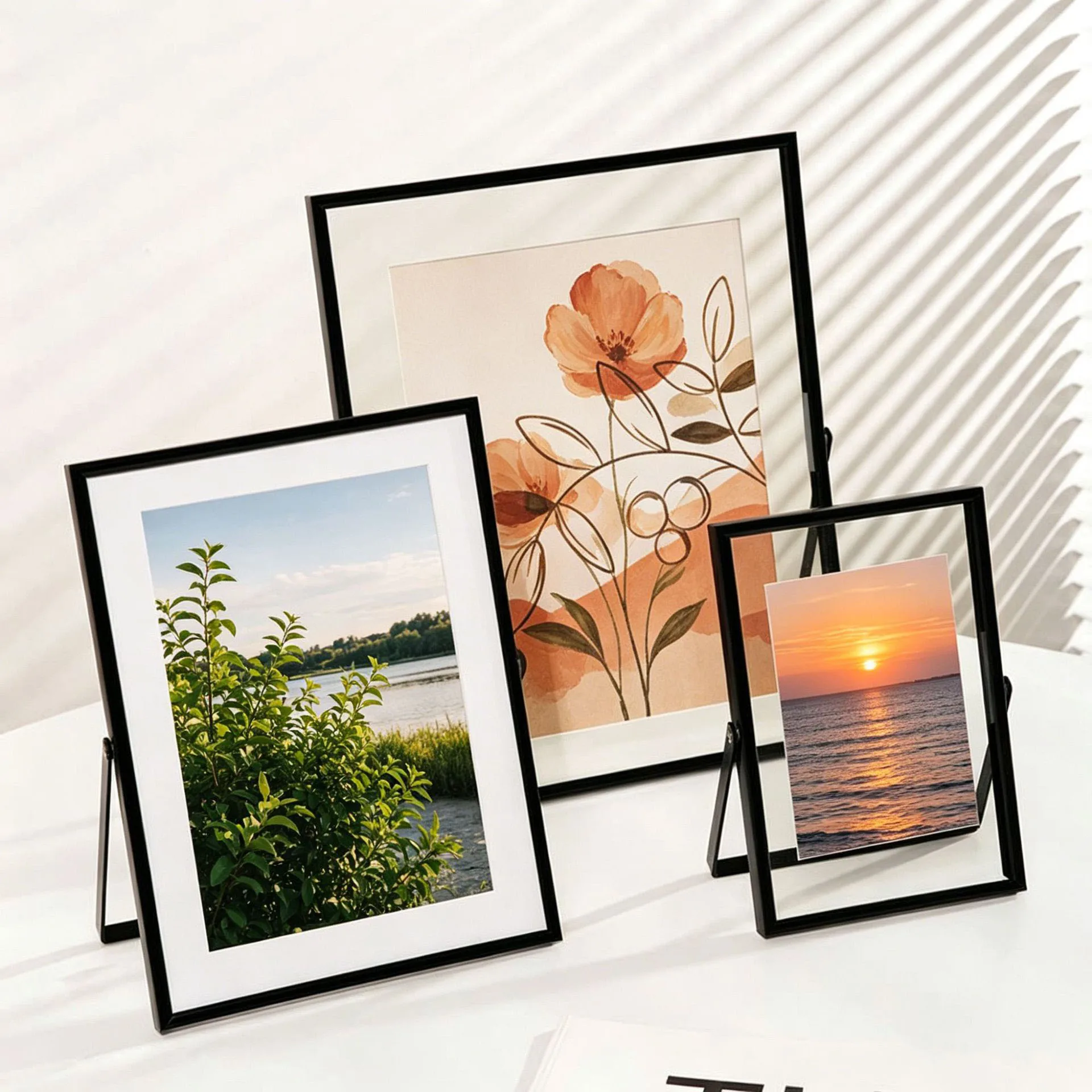 Doppelseitiger Transparenter G – Bamboo Photo Frame Bewertung und Preis
