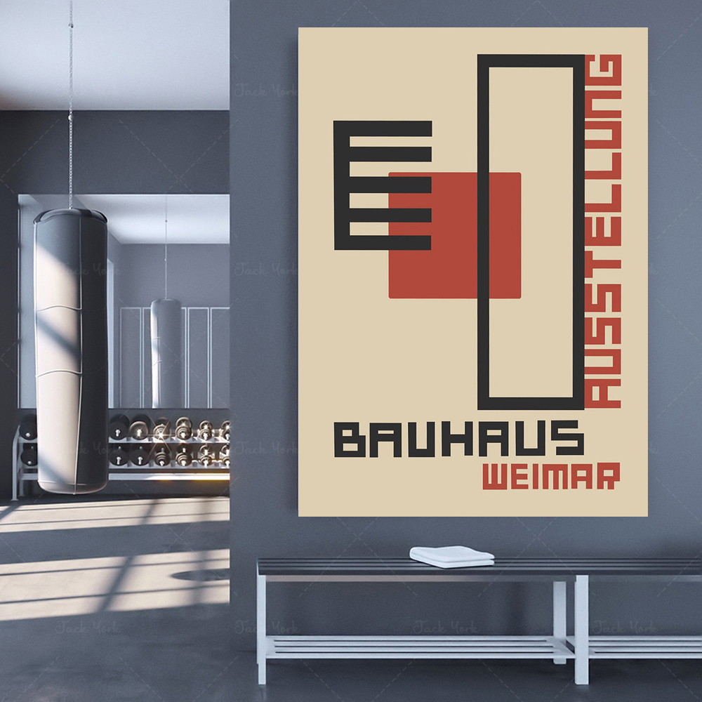 Bauhaus Ausstellung Leinwanddr – Home Decor Expo Bewertung und Preis