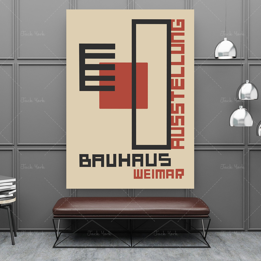 Bauhaus Ausstellung Leinwanddr – Home Decor Expo Bewertung und Preis