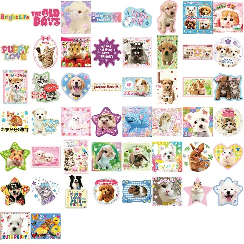 50 Stück Dopamin-Cartoon-Tier- – Home Decor Dopamine Bewertung und Preis